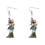 PENDIENTES ARETES DE ACRÍLICO DE JACK SKELLINGTON Y SALLY