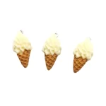 DIJE CONO DE HELADO BLANCO
