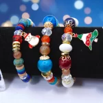 pulseras navideña colores navidad chamrs