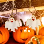 Aretes fantasma ojos rojos
