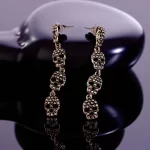Aretes calaveras colgantes