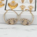 Aretes ojos brillos