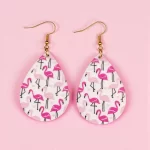 Aretes gota flamencos