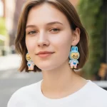 aretes Labu-bu azul - Image 2