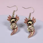 ARETES DE AOJOLOTE PLATEADO