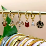 Multi aretes Higgies de charms de personajes Casa de magos sombrero