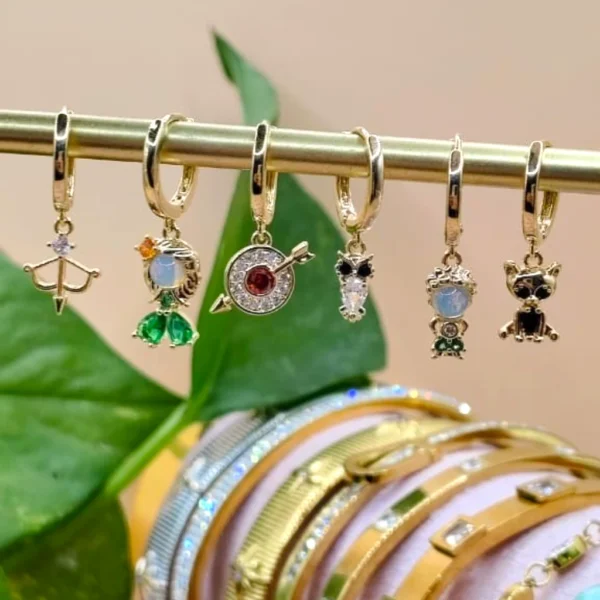 Multi aretes Higgies de charms de personajes Princesa Oso 