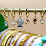 Multi aretes Higgies de charms de personajes princesa del hielo y amigos