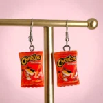 aretes de frituras naranjas