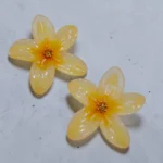 ARETES DE FLOR XL AMARILLA