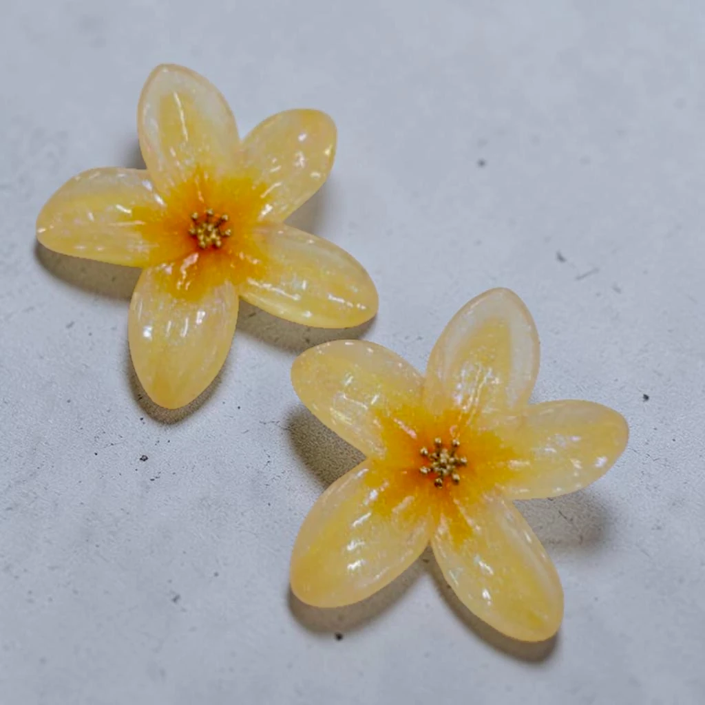 WhatsApp Image 2026-06-10 at 11.49.53 AM ARETES DE FLOR XL AMARILLA - Image 1