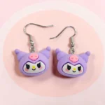 aretes de gato emo morado