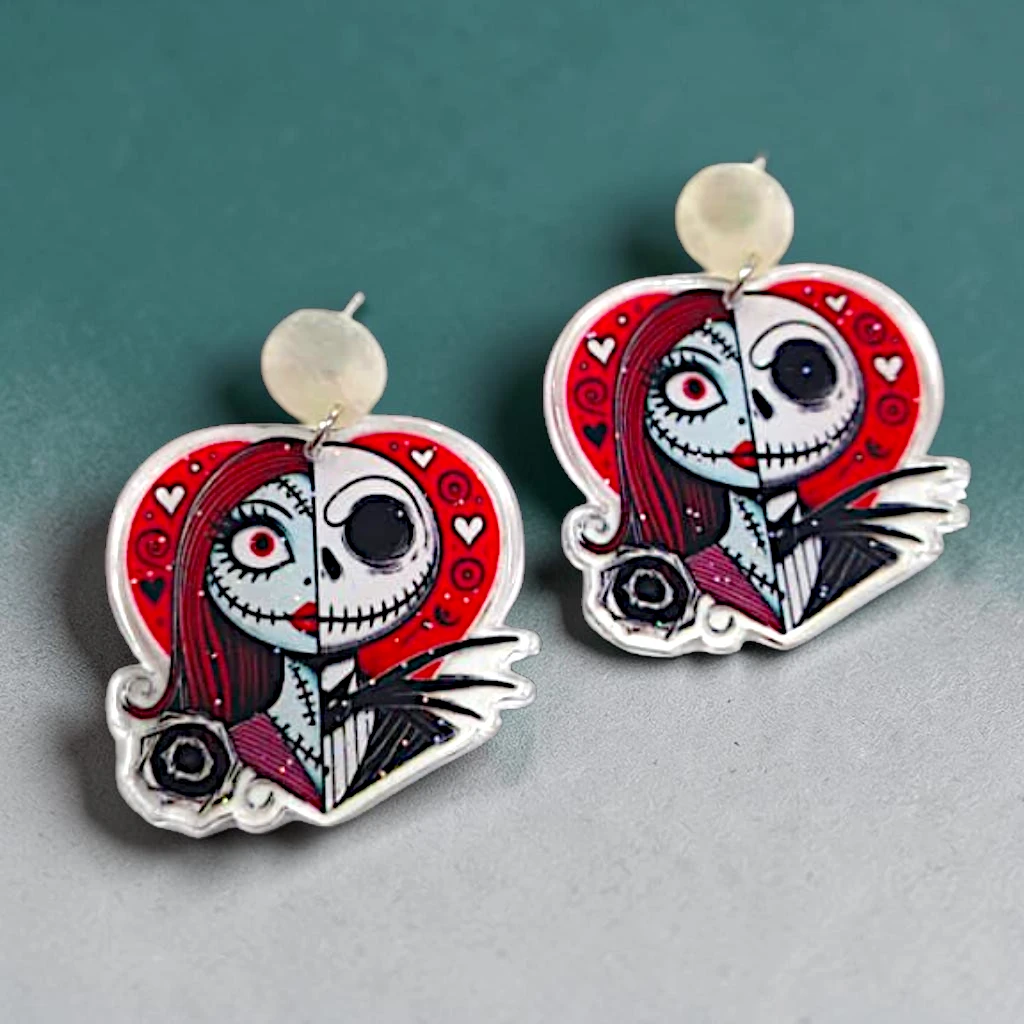WhatsApp Image 2026-06-10 at 11.50.09 AM aretes de corazón Halloween dúo - Image 1