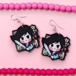 ARETES DE MDF PRINCESA DE CHINA KAWAII