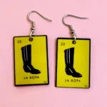ARETES DE DISEÑO LOTERIA LA BOTA