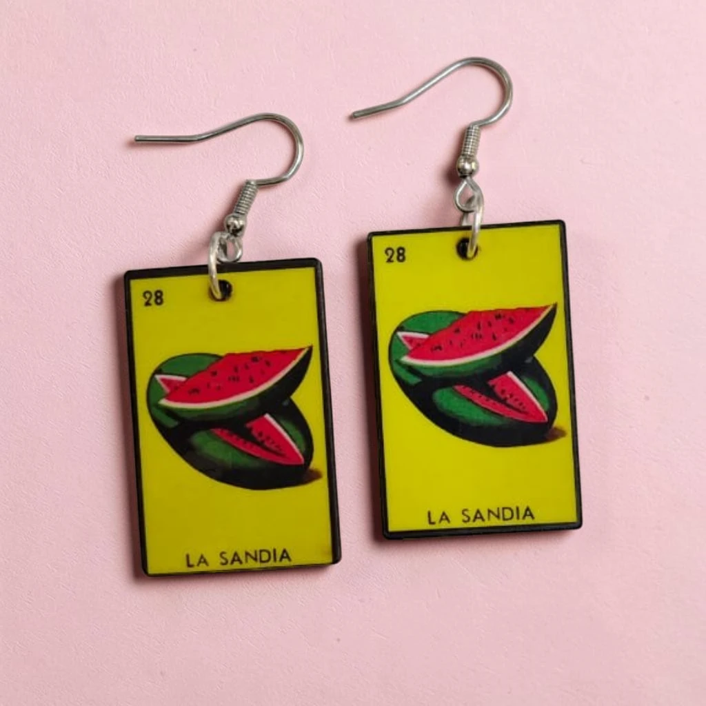 WhatsApp Image 2026-08-17 at 12.50.49 PM (1) (1) ARETES DE DISEÑO LOTERIA LA SANDIA - Image 1