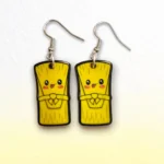 ARETES DE DISEÑO TAMAL KAWAII MDF