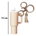 Llavero Vaso Con Asa Bote Colores Popote Broche - Imagen 8