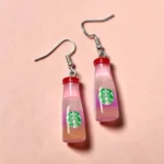 aretes de café de colores
