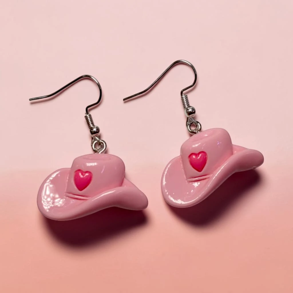 WhatsApp Image 2026-09-07 at 5.02.43 PM aretes de sombrero rosa - Image 1