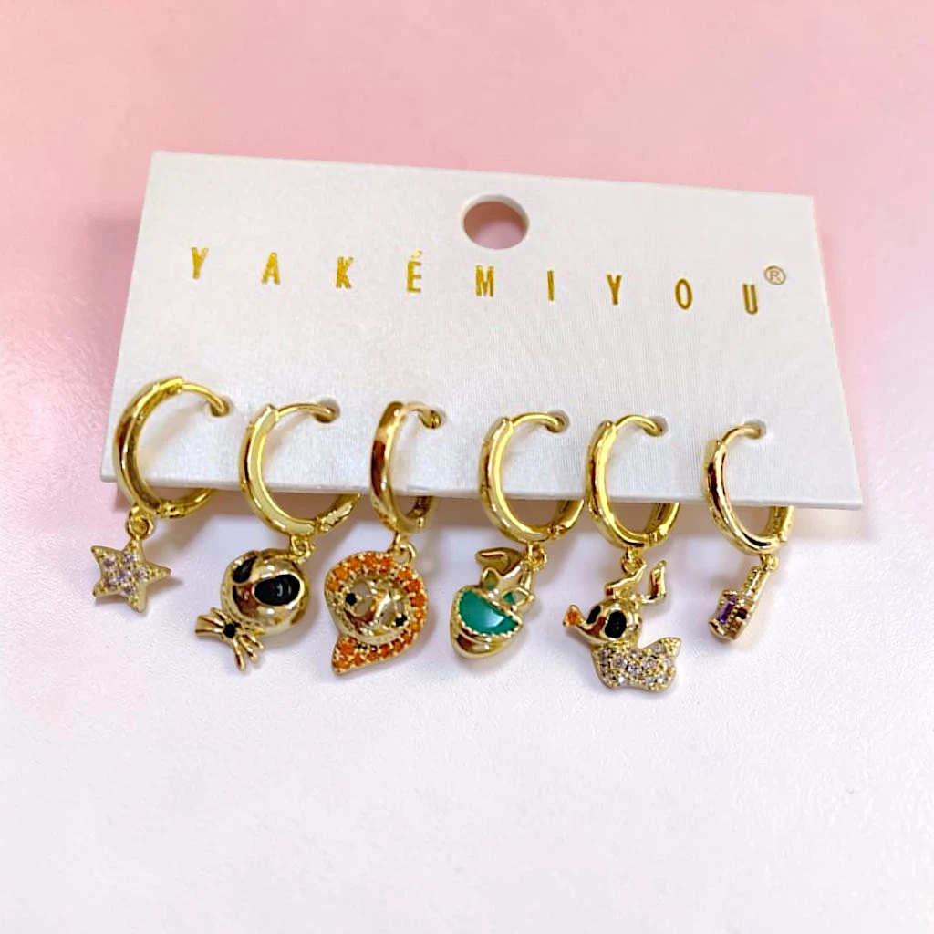 WhatsApp Image 2026-09-10 at 3.35.22 PM (13) aretes de halloween personajes halloween - Imagen 1