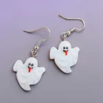 aretes de halloween fantasma crazy
