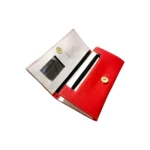 Cartera Elegante Piel Sintética con Espejo y Compartimentos Perrito Blanco SP - Imagen 2