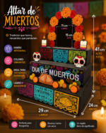 Altar Día de Muertos Color Brilloso Premium MDF - Imagen 2