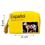 Monedero Original Cuero Sintético con Diseño de Español - Imagen 2