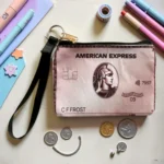 Monedero Diseño con Correa Tarjeta American