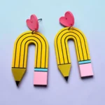 aretes de lapiz en arco