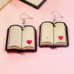 ARETES DE LIBRO KAWAII