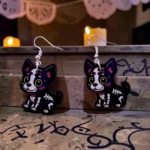 ARETES DÍA DE MUERTOS PERRO