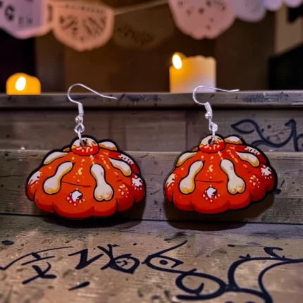 ARETES DÍA DE MUERTOS PAN DE MUERTO 3