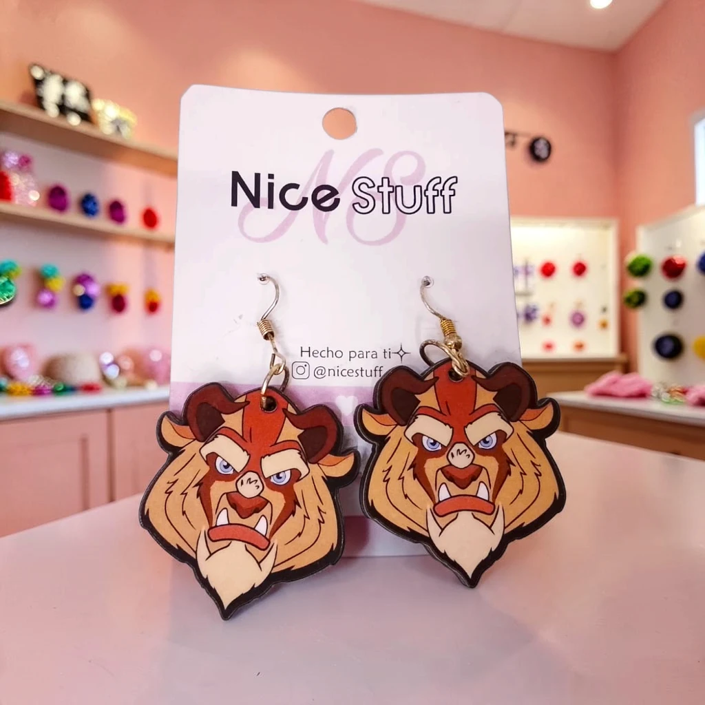 WhatsApp Image 2026-10-10 at 6.55.59 PM ARETES DE DISEÑO MDF BESTIA - Imagen 1