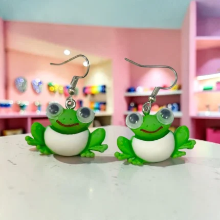 ARETES DE RANA KAWAII MODELO 2