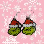 ARETES DE NAVIDAD QUIEN VERDE MODELO 1