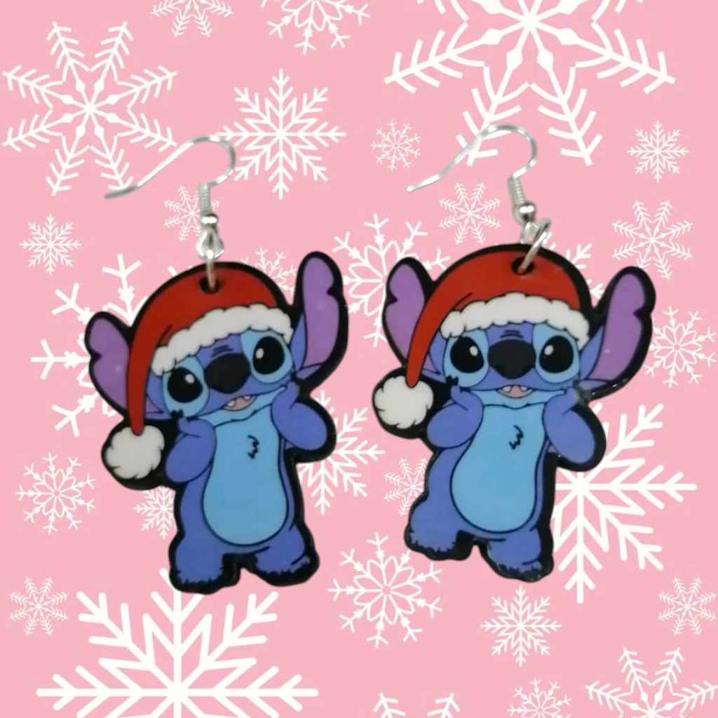 WhatsApp Image 2026-10-26 at 11.45.25 AM (3) ARETES DE NAVIDAD EXTRATERRESTE NAVIDEÑO MODELO 2 - Imagen 1