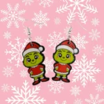 ARETES DE NAVIDAD QUIEN VERDE MODELO 4