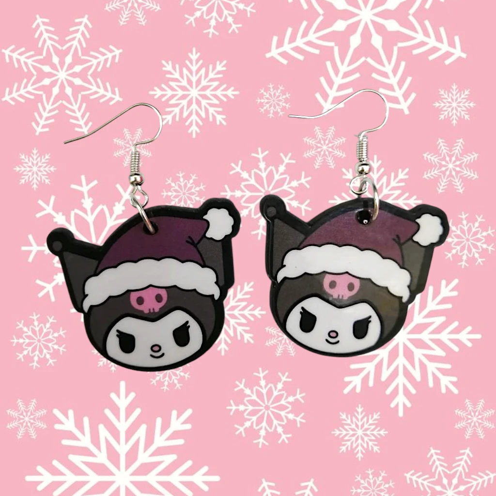 WhatsApp Image 2026-10-26 at 11.45.27 AM (4) ARETES DE NAVIDAD DE KUTOMI NAVIDEÑA ROSA - Imagen 1