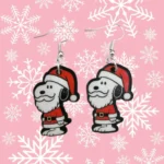 ARETES DE NAVIDAD PERRO NAVIDEÑO