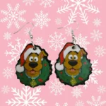 ARETES DE NAVIDAD PERRO