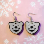 ARETES DE NAVIDAD OSO POLAR SONRIENTE