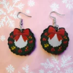 ARETES DE NAVIDAD CORONA NAVIDEÑA