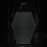 Bolsa Diseño Premium Con Asa Ataúd Equeleto Negra - Imagen 3
