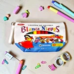 Lapicera Monedero Diseño con Correa Colores Blanca Nieves