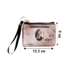 Monedero Diseño con Correa Tarjeta American - Imagen 2
