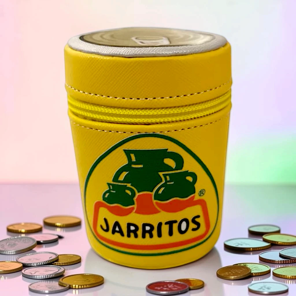 moner (11) Monedero Original Cuero Sintético con Diseño de Jarritos - Imagen 1
