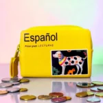 Monedero Original Cuero Sintético con Diseño de Español