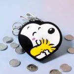 Monedero Original Cuero Sintético Plastificado Perrito y Pajaro SP